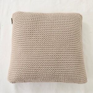 UGG Euro Pillow Knit Decorative Home Goods Brown Designer Look